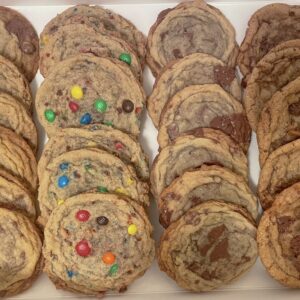 Picture of some cookie flavours offered